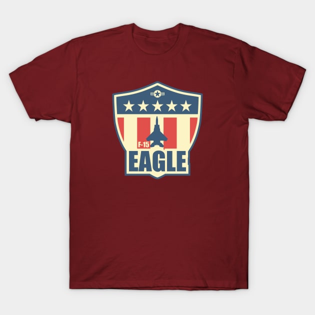 F-15 Eagle Patch T-Shirt by TCP